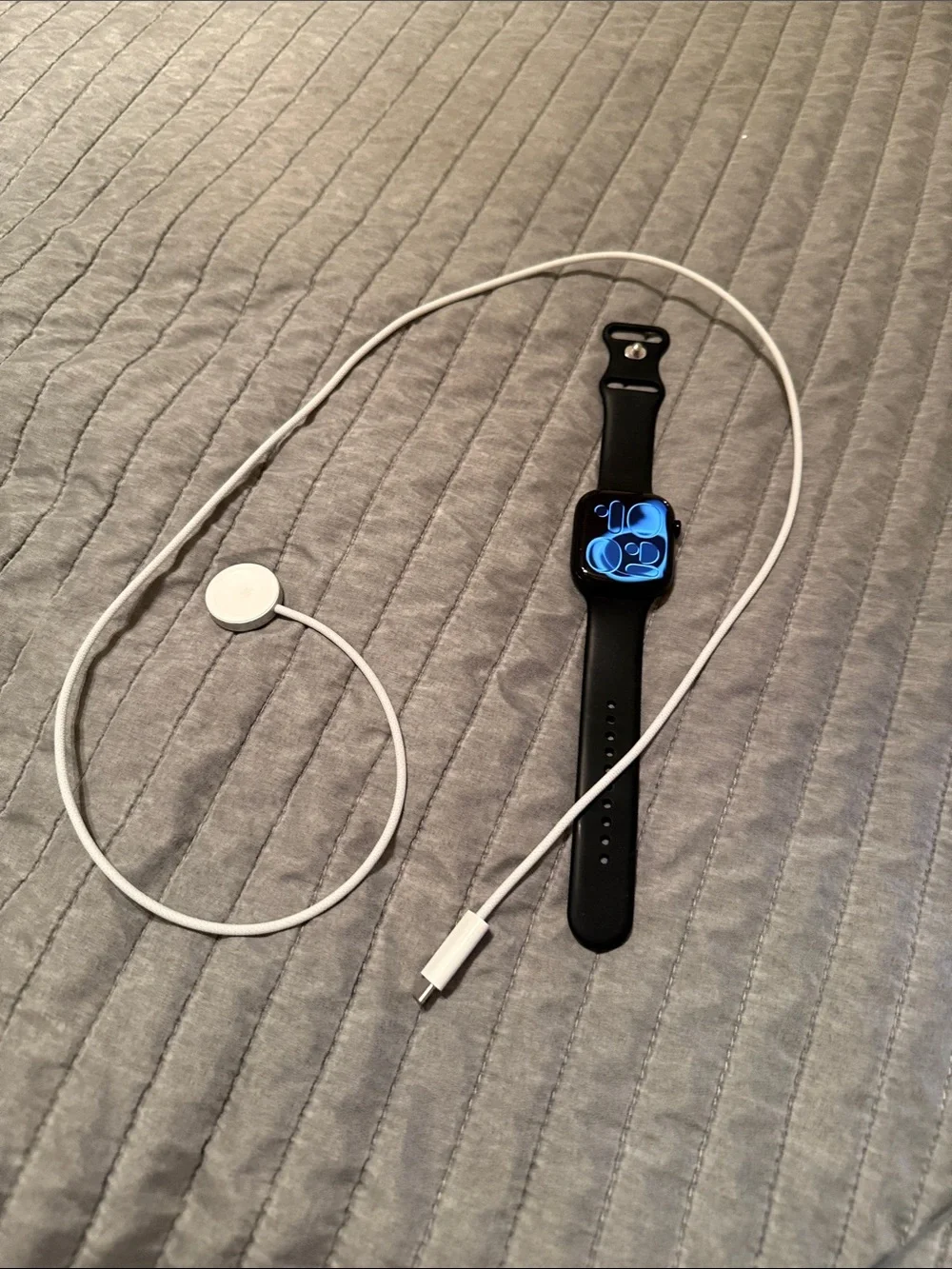 Apple Watch Series 10 (Aluminum, 46mm) with GPS + Cellular. Charger included
